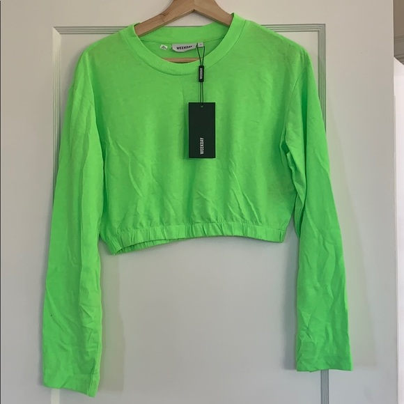 Weekday cropped knit long sleeve - Picture 1 of 2